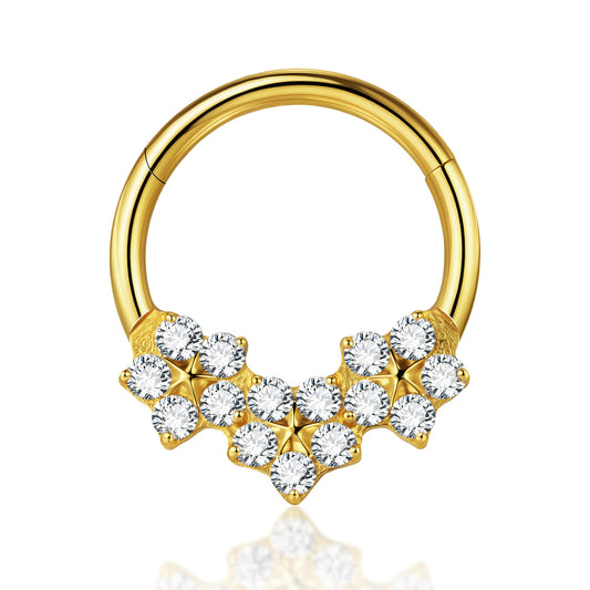 Trinity Blossom Clicker Hoop