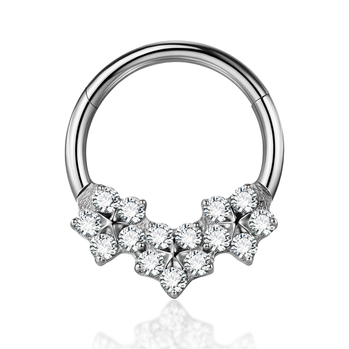 Trinity Blossom Clicker Hoop