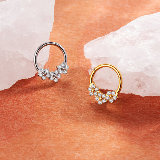 Trinity Blossom Clicker Hoop