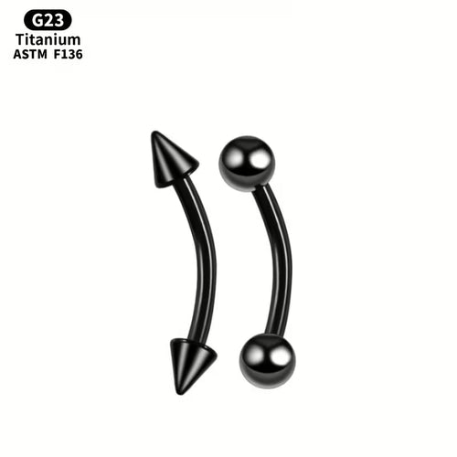 G23 Surgical Steel Titanium Barbell Eyebrow Lip Ear Piercing Jewelry