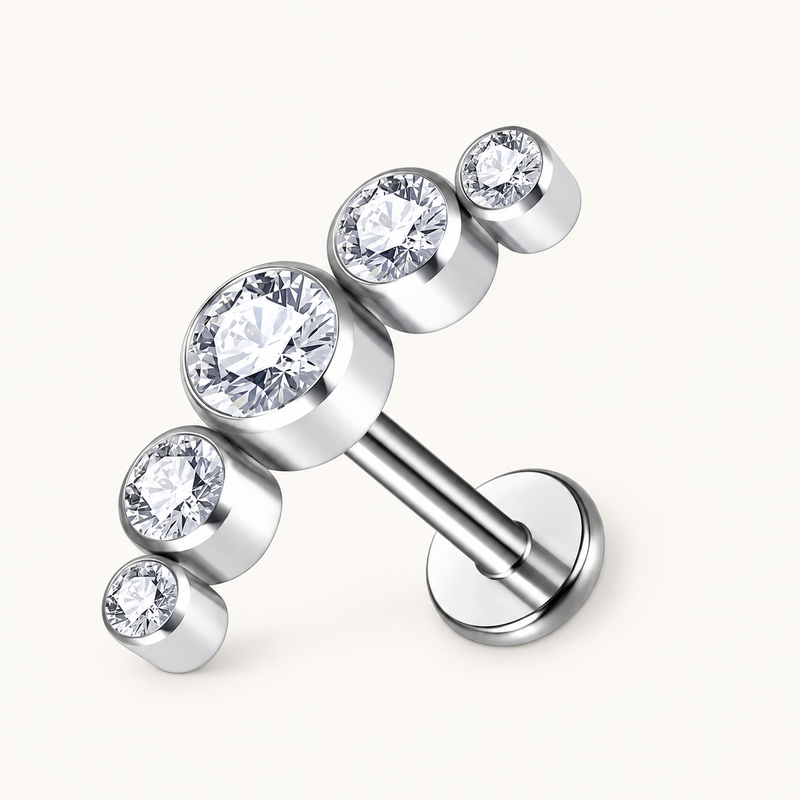 CZ cluster stud